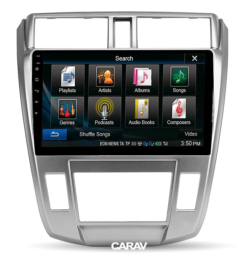 10.1-inch Рамка HONDA City 2008-14, Ballade 2011-14 (Auto Air-Condi  22217, фото 2