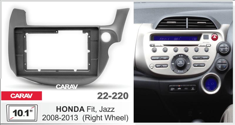 Купить 10.1-inch Рамка HONDA Jazz, Fit 2008-13  (Right wheel/grey)  22220 в интернет-магазине