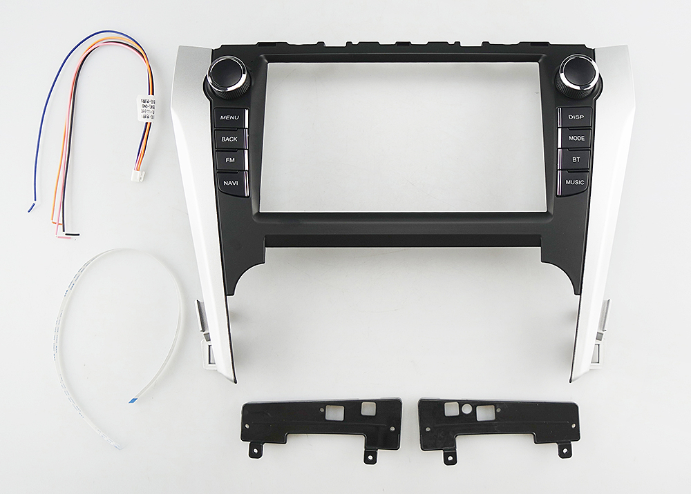 Купить 9-inch Рамка TOYOTA Camry 2011-2014 XV50 под заводской стиль. Встроенные кнопки для обучения и возможно добавление дополнительной шины CAN. ЧЕРНАЯ+СЕРЕБРО  222281 в интернет-магазине
