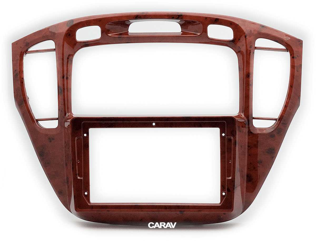 9-inch Рамка TOYOTA Highlander 2001-07 (gloss wooden)  22383, фото 1
