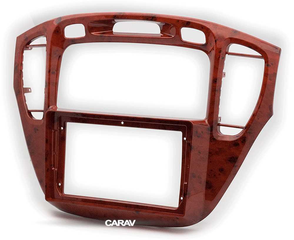 9-inch Рамка TOYOTA Highlander 2001-07 (gloss wooden)  22383, фото 2