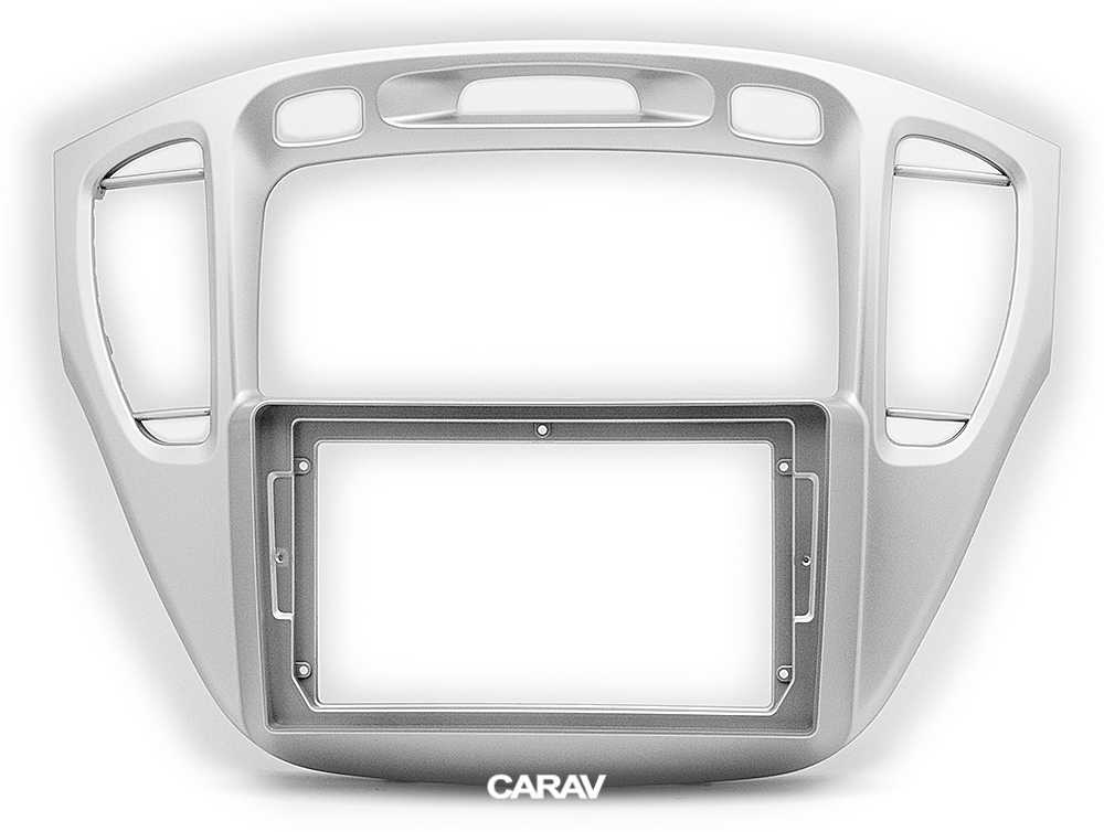 9-inch Рамка TOYOTA Highlander 2001-07 (gloss silver)  22409, фото 1