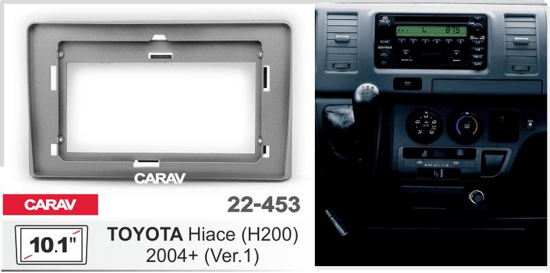 Купить 10.1-inch Рамка TOYOTA Hiace 2004+ (Ver.1)  22453 в интернет-магазине