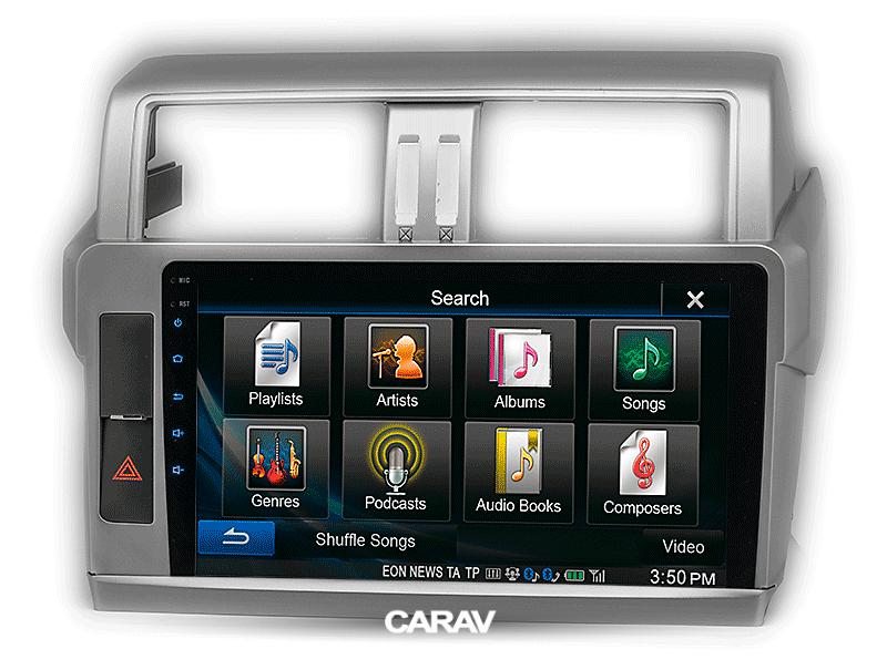 10.1-inch Рамка TOYOTA Land Cruiser Prado (150) 2013-17  22475, фото 4