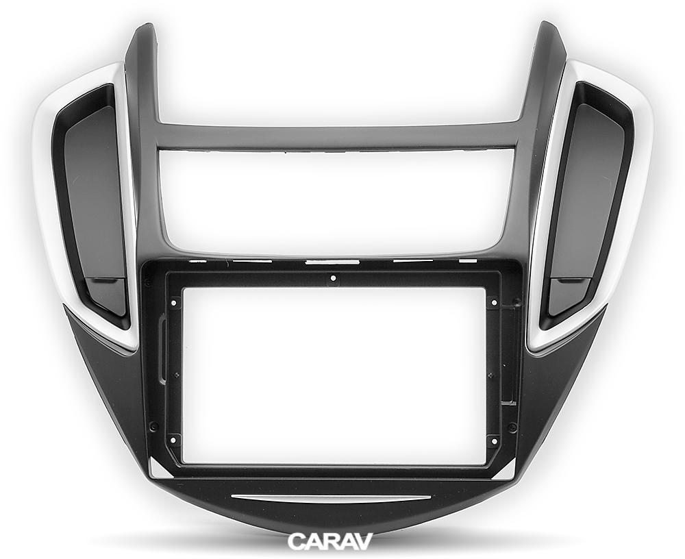 9-inch Рамка CHEVROLET Trax, Tracker 2013-16 / HOLDEN Trax 2013-16  ЧЕРНЫЙ+СЕРЕБРО  22476, фото 1