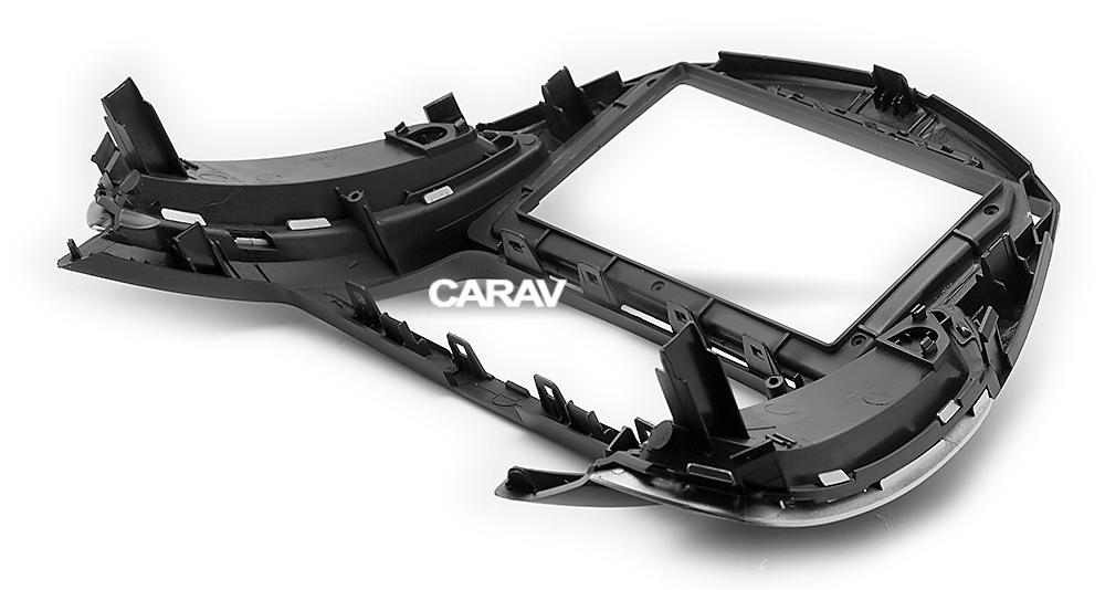 9-inch Рамка CHEVROLET Trax, Tracker 2013-16 / HOLDEN Trax 2013-16  ЧЕРНЫЙ+СЕРЕБРО  22476, фото 3