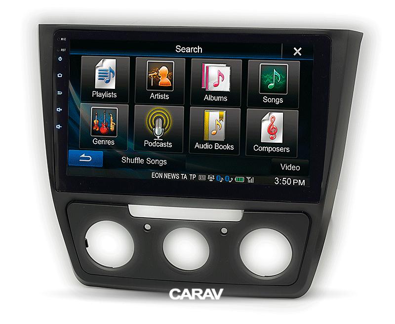10.1-inch Рамка SKODA Yeti 2009-2017 (Manual & Auto AC/Ver.1)  22495, фото 4