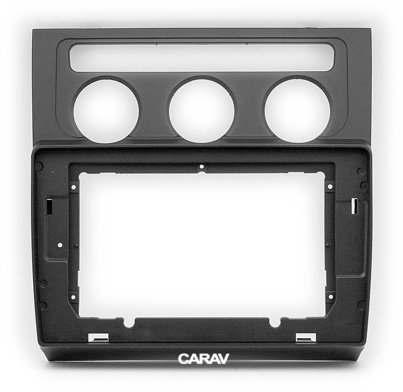 10.1-inch Рамка VOLKSWAGEN Touran 2003-10 (Auto A/C)  22593, фото 1