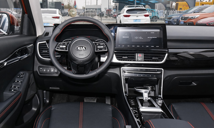 9-inch Рамка KIA Seltos 2019+ Ver.1  ЧЕРНАЯ  22628, фото 5