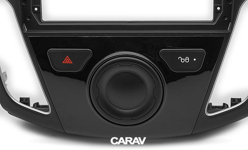 9-inch Рамка FORD Focus 2011-19 (with buttons and PCB / ver.1 ЧЕРНАЯ  22645, фото 3