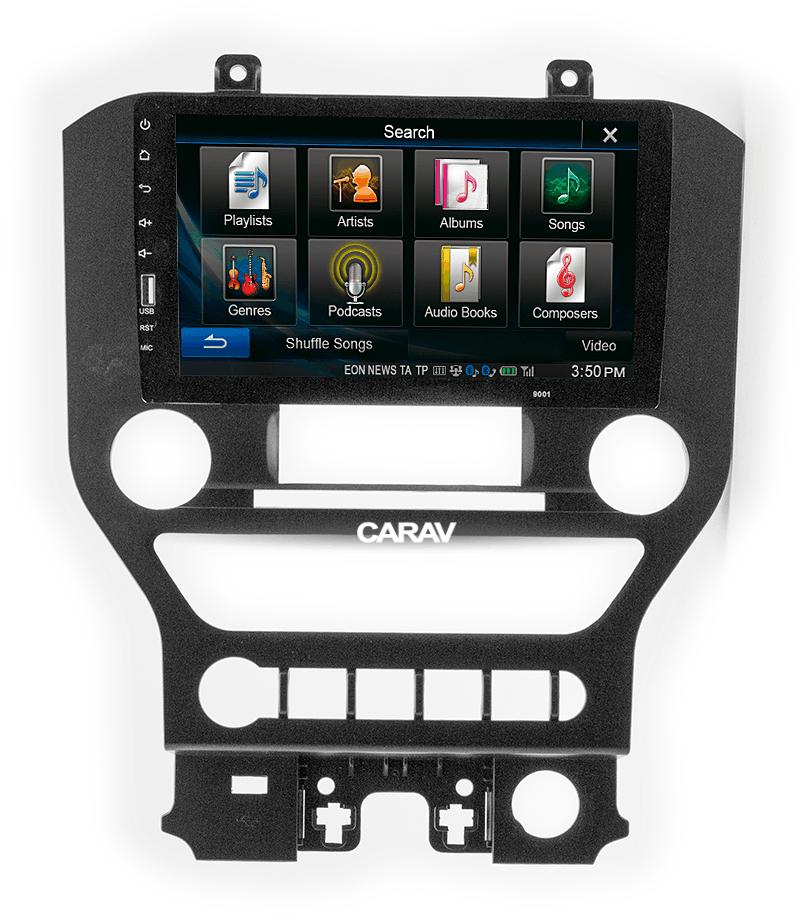 9-inch Рамка FORD Mustang 2015-2023 Ver.1 ЧЕРНАЯ  22662, фото 4