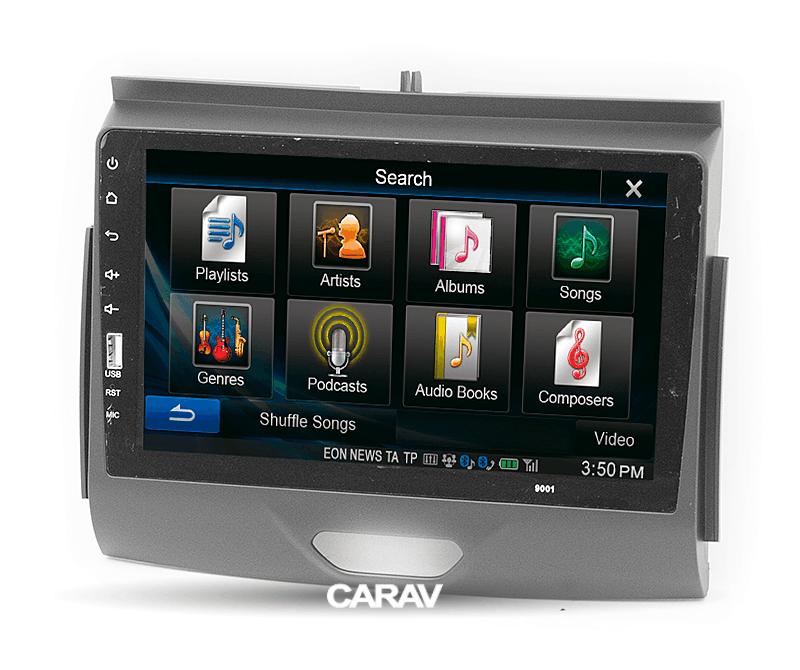9-inch Рамка FORD Ranger 2015-2023/ Everest 2015-2022 (with SYNC1 / 4.2 color di Ver.3 ЧЕРНАЯ  22692, фото 4
