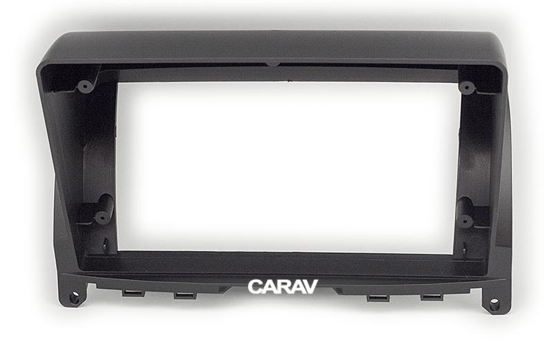 9-inch Рамка MERCEDES-BENZ C-klasse (W204) 2007-11 (black)  22702, фото 1