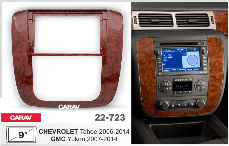 Купить 9-inch Рамка CHEVROLET Tahoe 2006-2014 / GMC Yukon 2007-2014  ДЕРЕВО БЛЕСТЯЩЕЕ  22723 в интернет-магазине