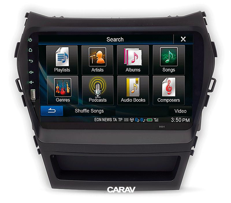 9-inch Рамка HYUNDAI Santa Fe, IX-45 2012-19 (with navigation  22787, фото 4
