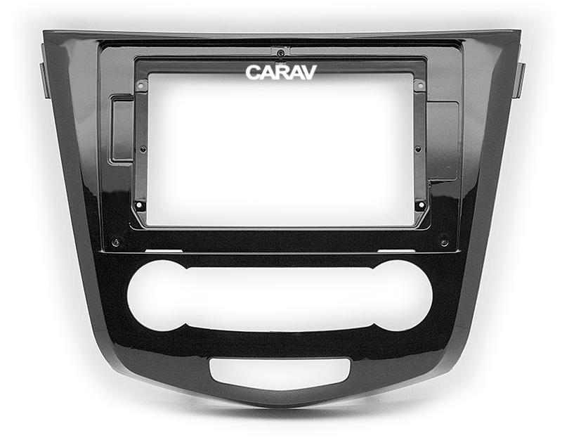 10.1-inch Рамка NISSAN X-Trail, Qashkai, Rogue 2014-22 (Manual AC)  22816, фото 1