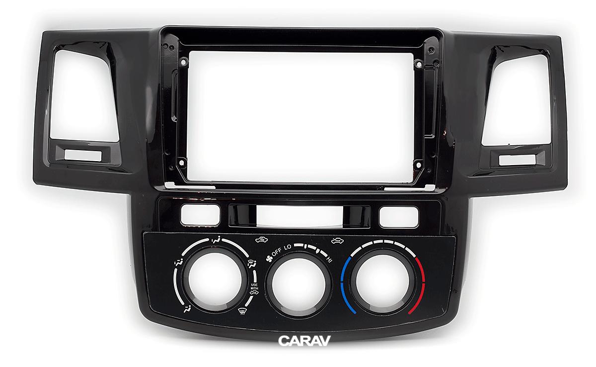 9-inch Рамка TOYOTA Fortuner, Hilux, SW4 2008-15 (Gloss black/M  22987, фото 1