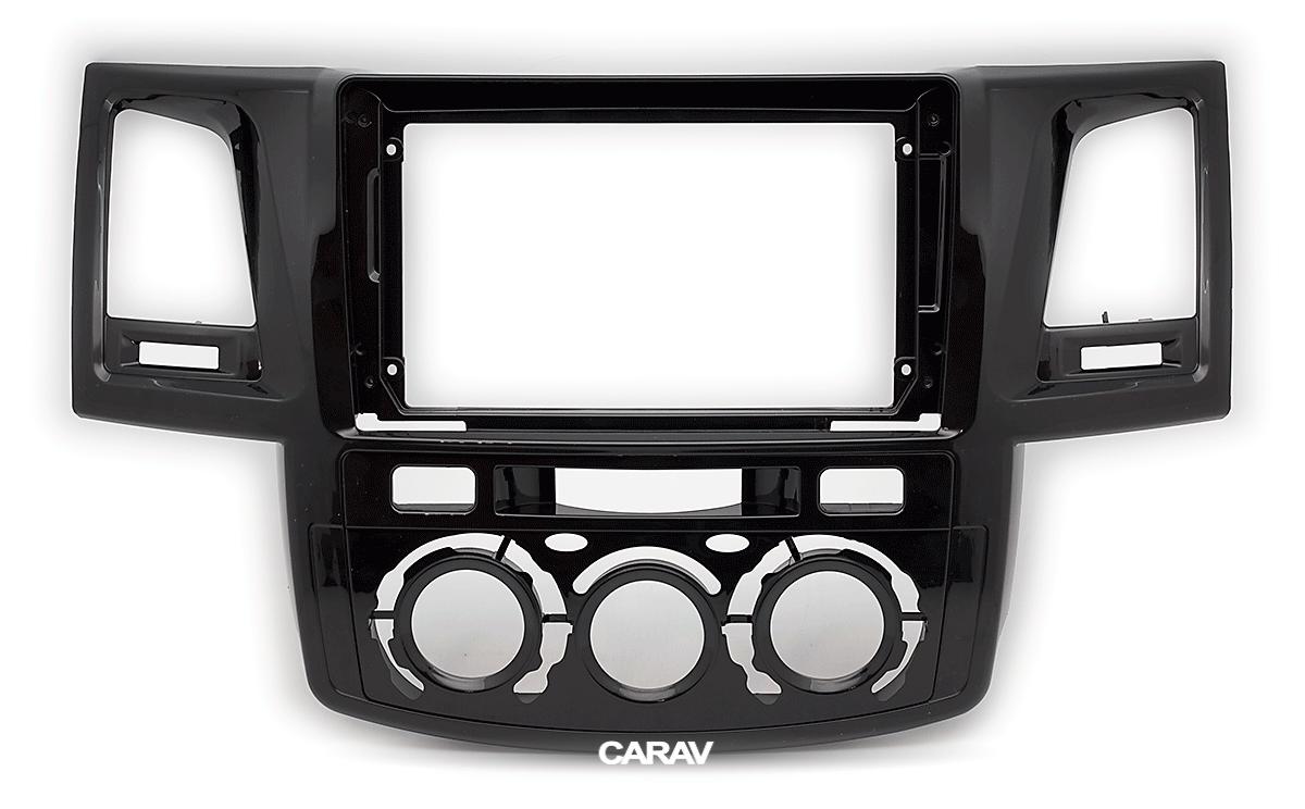 9-inch Рамка TOYOTA Fortuner, Hilux, SW4 2008-15 (Gloss black/M  22987, фото 2