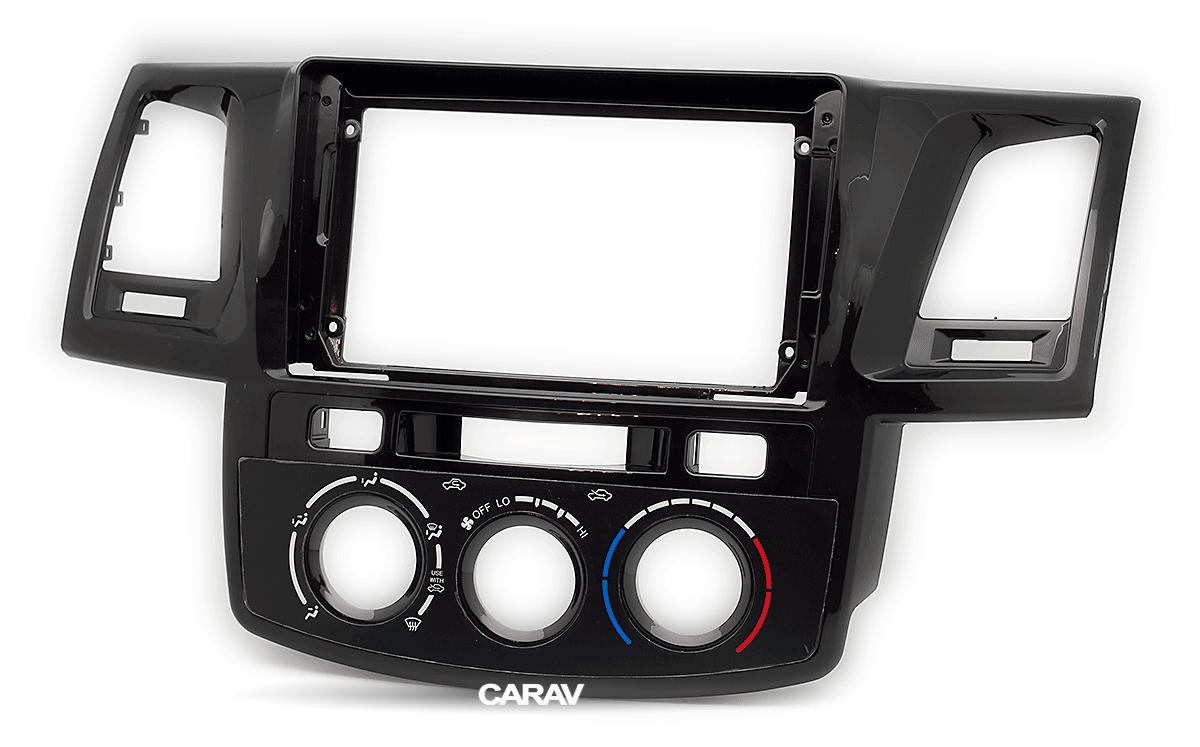 9-inch Рамка TOYOTA Fortuner, Hilux, SW4 2008-15 (Gloss black/M  22987, фото 3