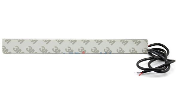 Ходовые огни 019А 3W (COB диод) 144*16 мм чёрные 48 CHIP 6000K AVTO-DEKOR  2507, фото 3