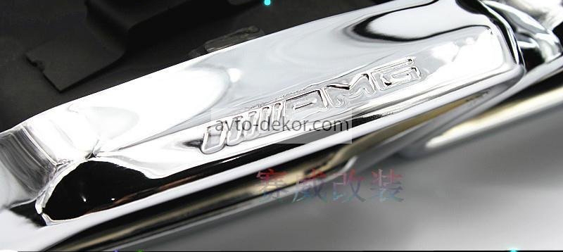 Насадка на глушитель MERCEDES W212, W222   AMG ромбики раздельные врезные хромированные  5436, фото 3