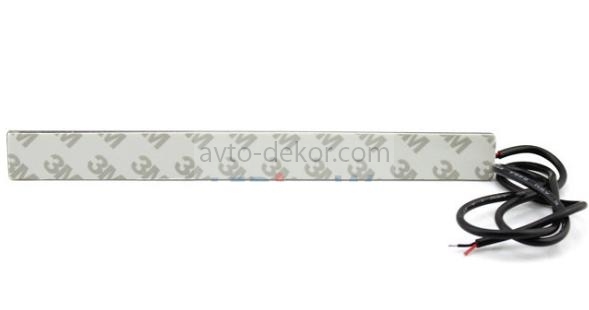 Ходовые огни 019 6W (COB диод) 144*16 мм чёрные 112 CHIP 6000K AVTO-DEKOR  6315, фото 3