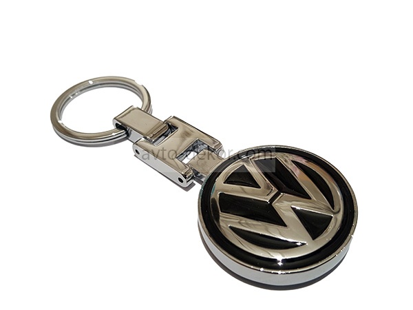 Купить Брелок (06) VOLKSWAGEN чёрный металл  6939 в интернет-магазине