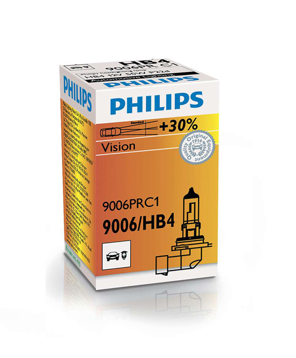Автолампа HB4/9006 (51) P22d+30% PREMIUM 12V PHILIPS P-9006PRC1 7098, фото 1