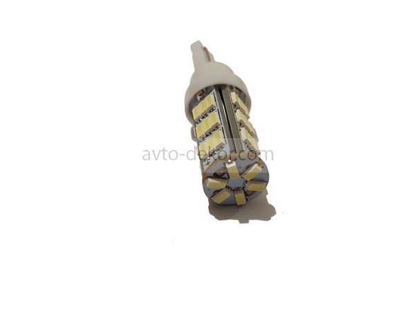 Диод 12v Т10-42(3014) габариты белый  (42 SMD (3014) диода аналог w5w)   AVTO-DEKOR   7757, фото 1