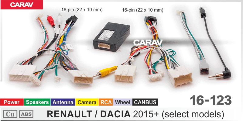 Комплект кабелей для головного устройства 9 и 10,1-inch RENAULT 2015+ (select models)/DACIA 2015+   816123, фото 6