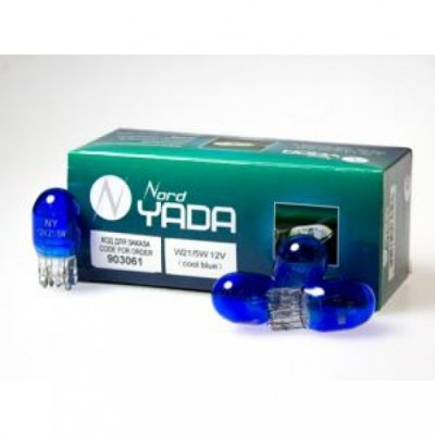 Автолампа NORD YADA W21/5W (W3*16q) Белый свет (синяя колба) 12V   903061 купить
