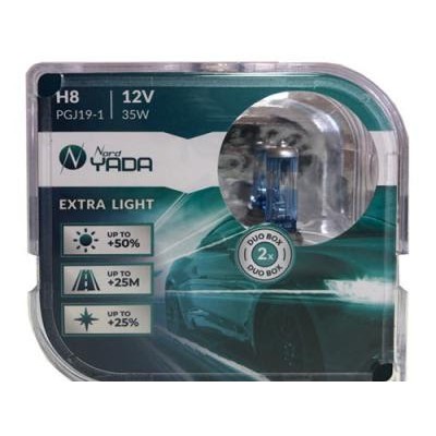 Автолампа NORD YADA  H8 (35W) PGJ-19-1 +50% ExtraLight (box, 2шт.) 12V  907366 купить