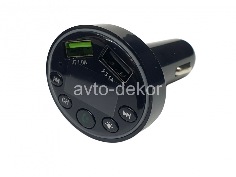 FM-модулятор F9 (AUX,USB,microSD) AVTO-DEKOR  9455, фото 1